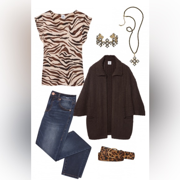 Cabi Repose Cape Sweater - Picture 4 of 12